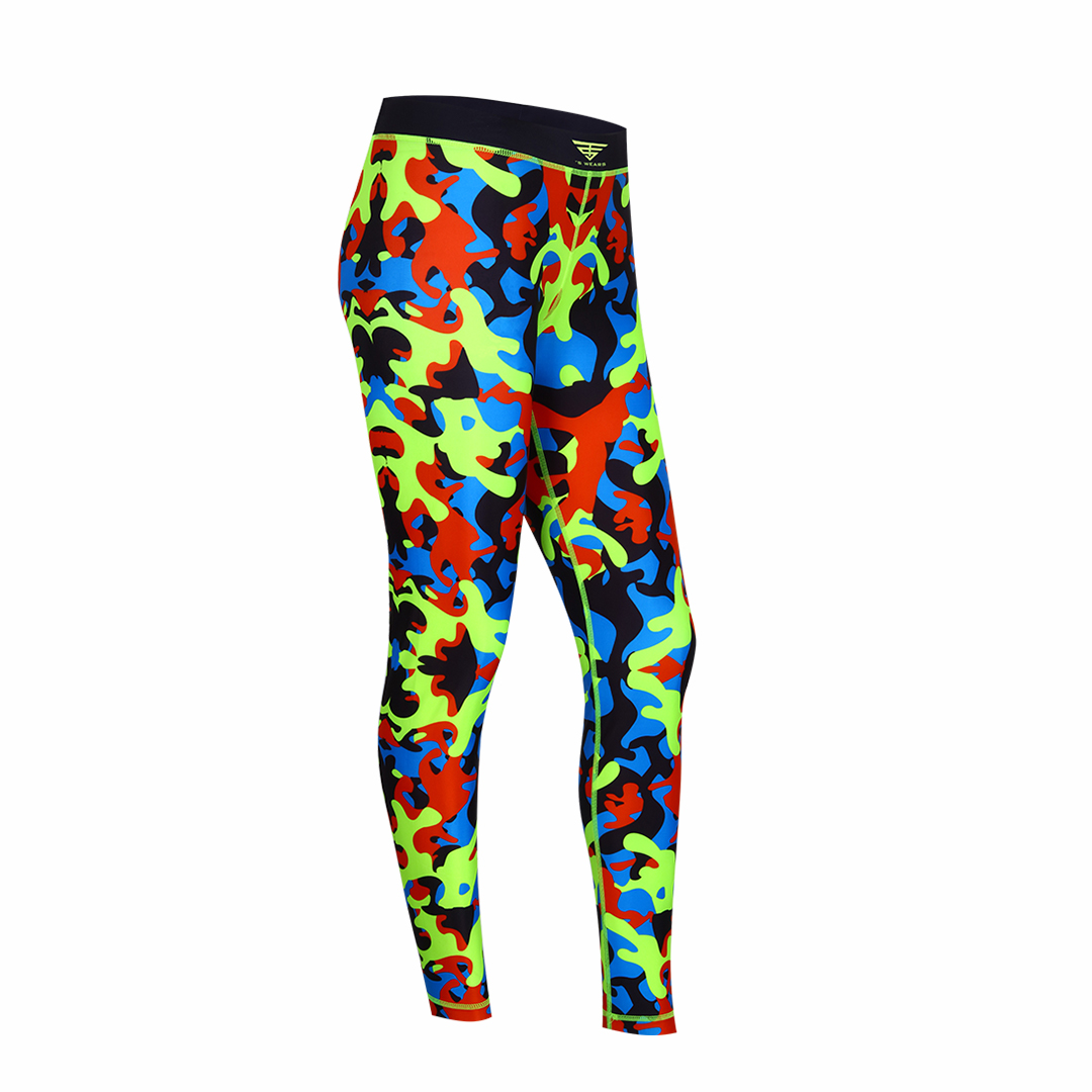 Do all over print sublimation legging design by Packagiing