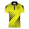 CUSTOM POLO SHIRTS YELLOW FRONT