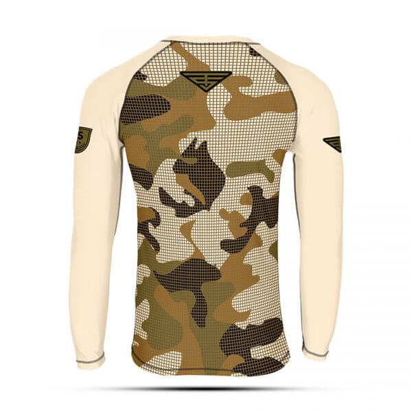 DESERT CAMO RASH GUARD